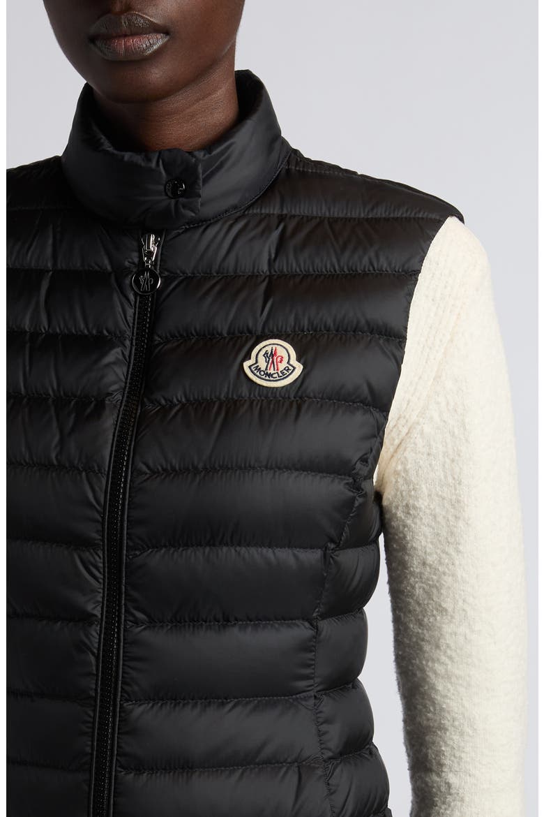 Igens Down Puffer Vest, Alternate, color, BLACK