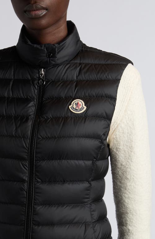 Moncler Igens Water Repellent Down Puffer Vest In Black