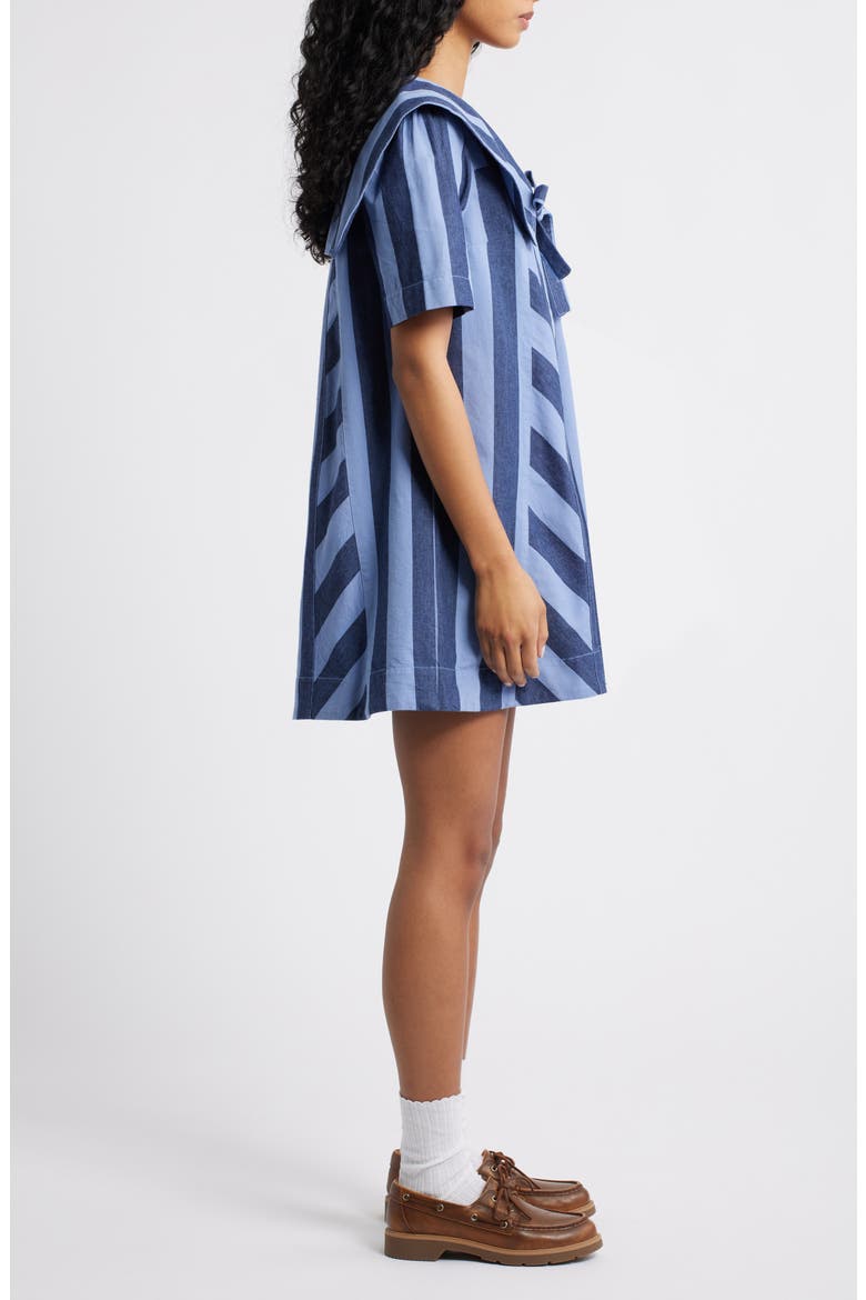 damson madder goldie denim swing mini dress Goldie Mini Dress by Damson Madder Online | THE ICONIC