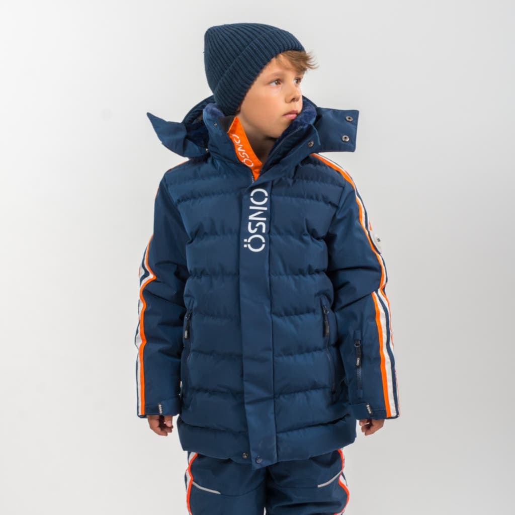 Ösno Babies' Lex Performance Snowsuit Jacket And Snowpants In Blue
