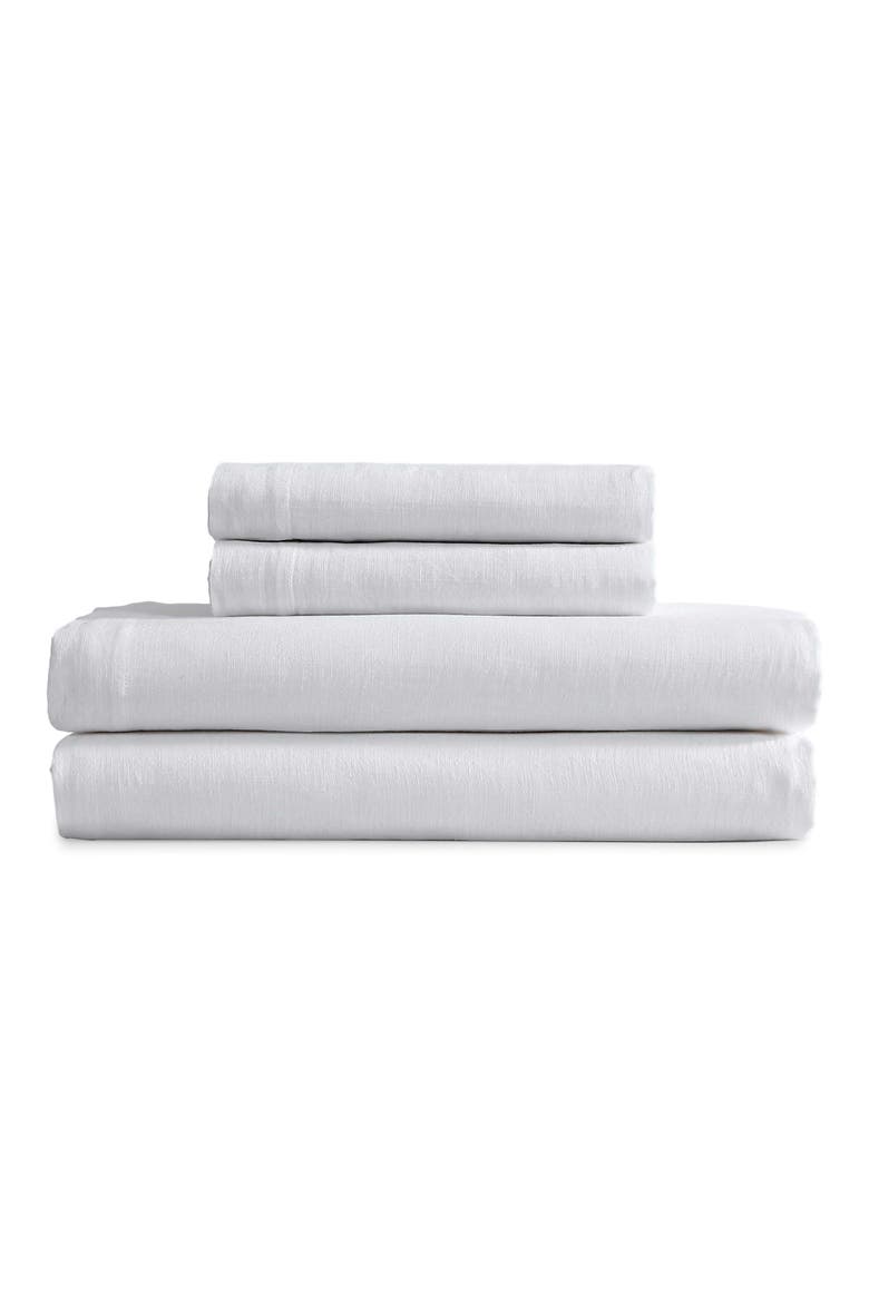 Soho Cotton Sheet Set, Main, color, WHITE