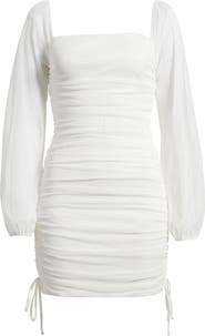 Jump Apparel Long Sleeve Ruched Minidress