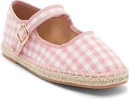 TOP MODA Fallon Gingham Mary Jane Flat