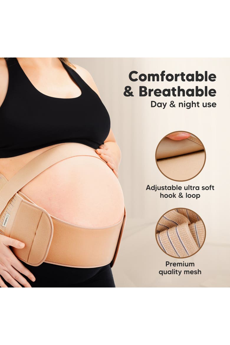 Nurture 2-in-1 Maternity Support Belt, Alternate, color, Classic Ivory