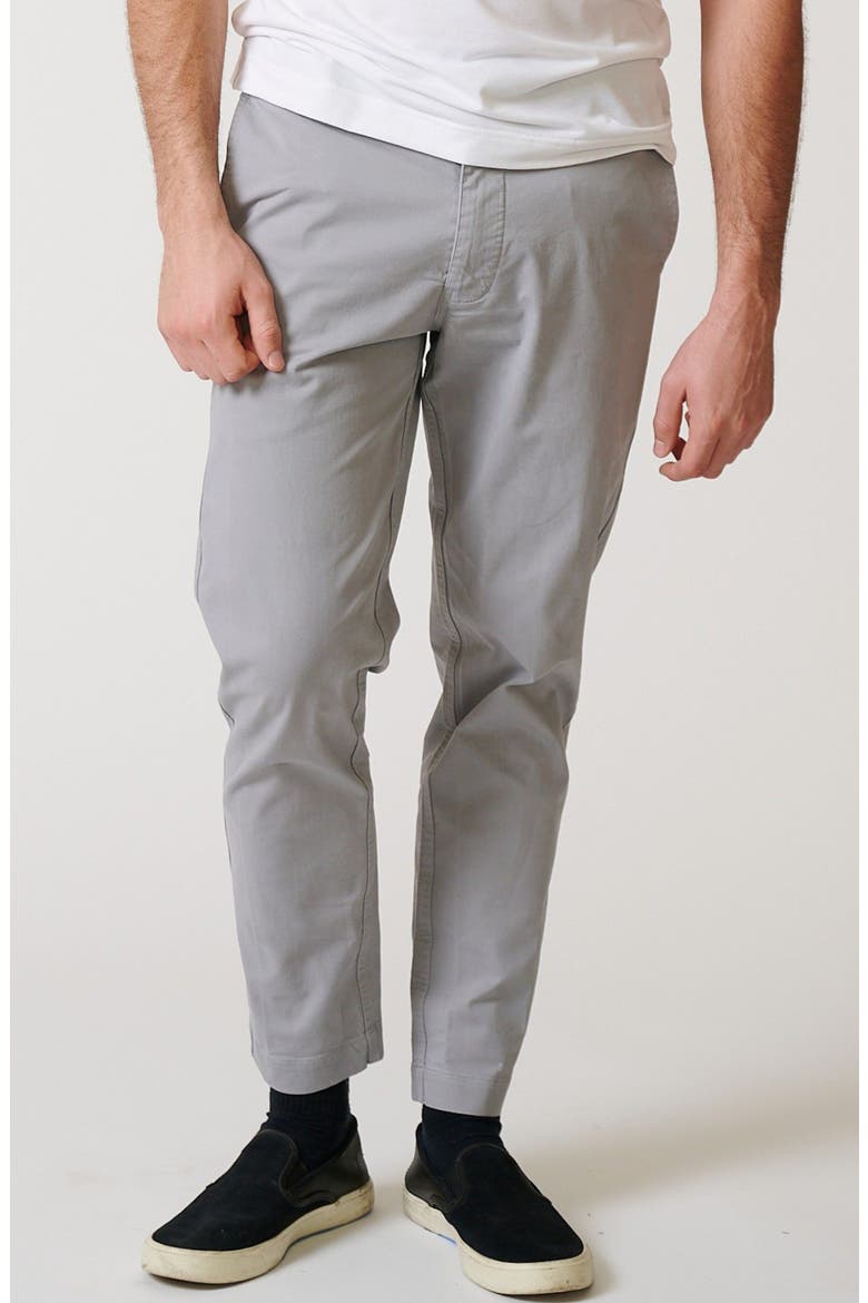 Stretch Cotton Chino Pant, Alternate, color, Acqua