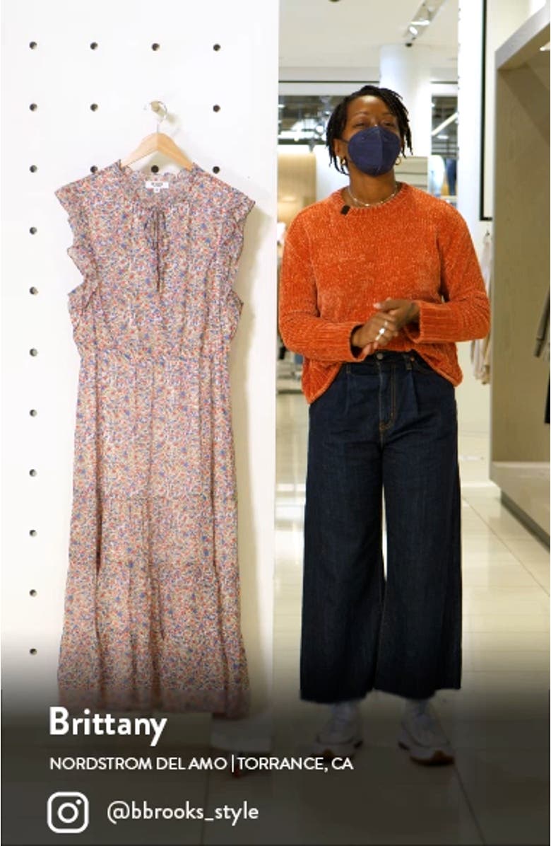 Canyon Moon Floral Midi Dress, sales video thumbnail