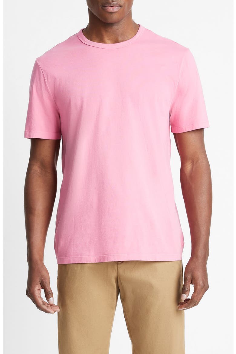 Solid T-Shirt, Main, color, WASHED PINK BLAZE