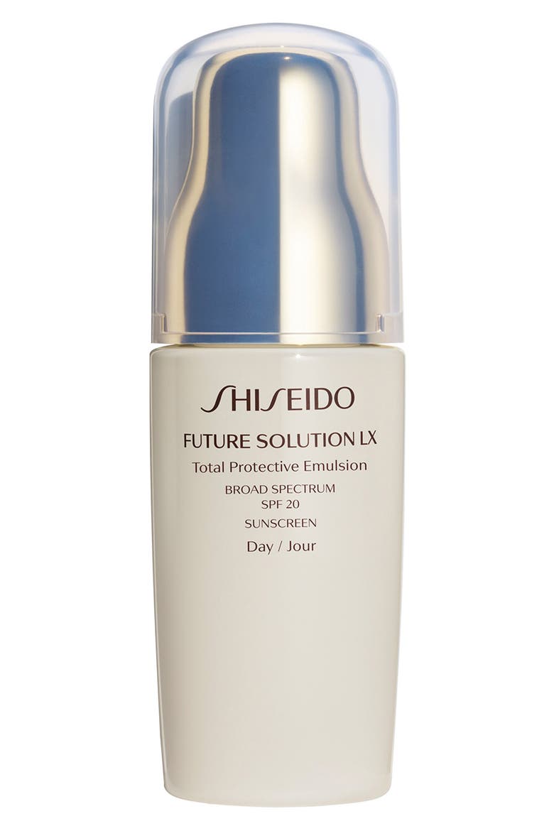 Future Solution LX Total Protective Emulsion Broad Spectrum SPF 20 Sunscreen, Main, color, NO COLOR