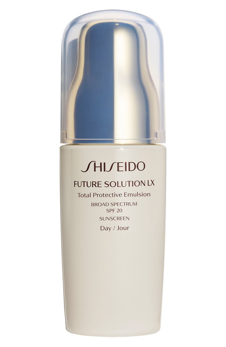 Shiseido Future Solution LX Total Protective Emulsion Broad Spectrum SPF 20 Sunscreen, Main, color, 