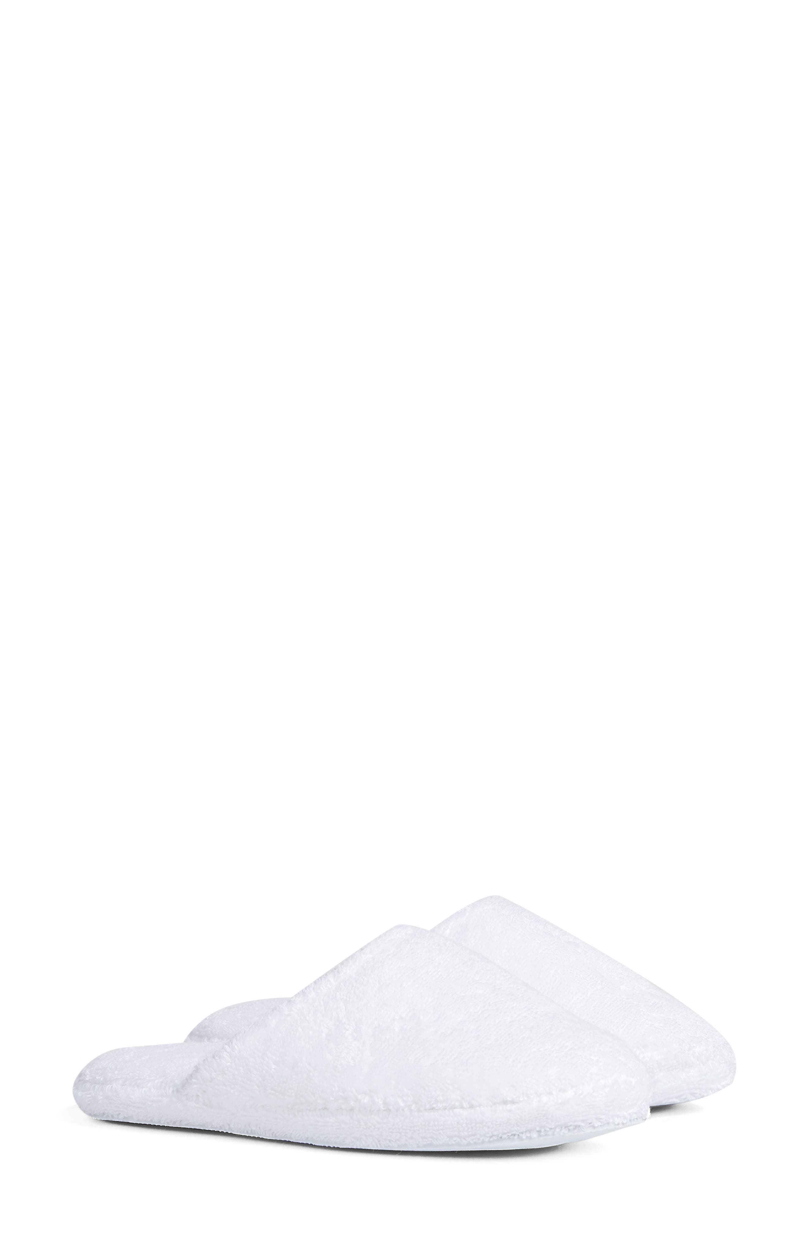 Parachute Gender Inclusive Classic Turkish Cotton Slipper, Main, color, White