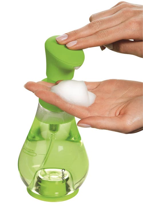 Cuisipro Foam Pump Green 13.2 Ounce Foam Soap Dispenser In Green