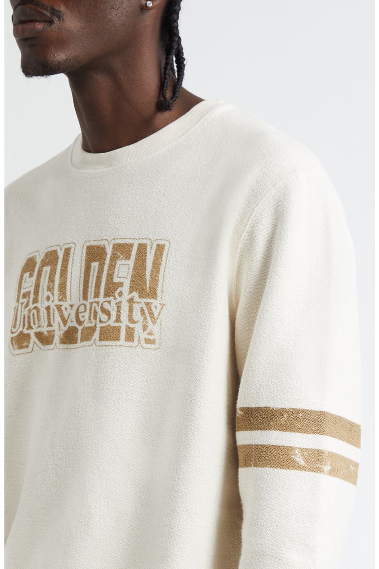 Journey Logo Graphic Crewneck Sweatshirt, Alternate, color, ARTIC WOLF