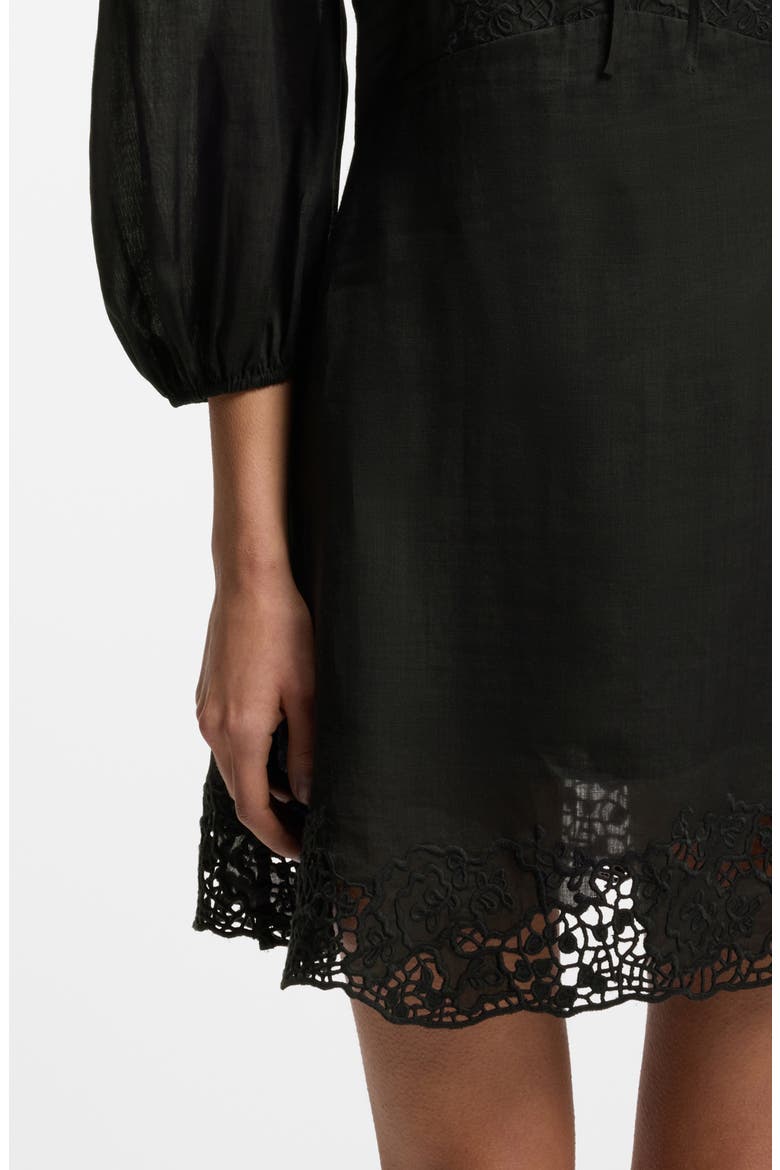 Minidress, Alternate, color, BLACK