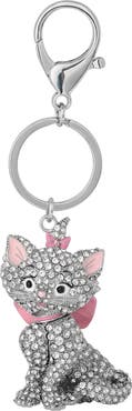 Disney Aristocats Marie Crystal Pavé Bag Charm Keychain