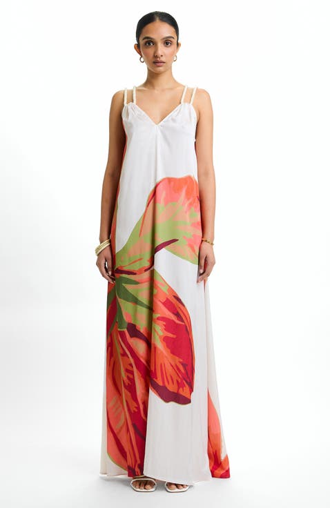 Jwana Strappy Maxi Dress Sira Rose