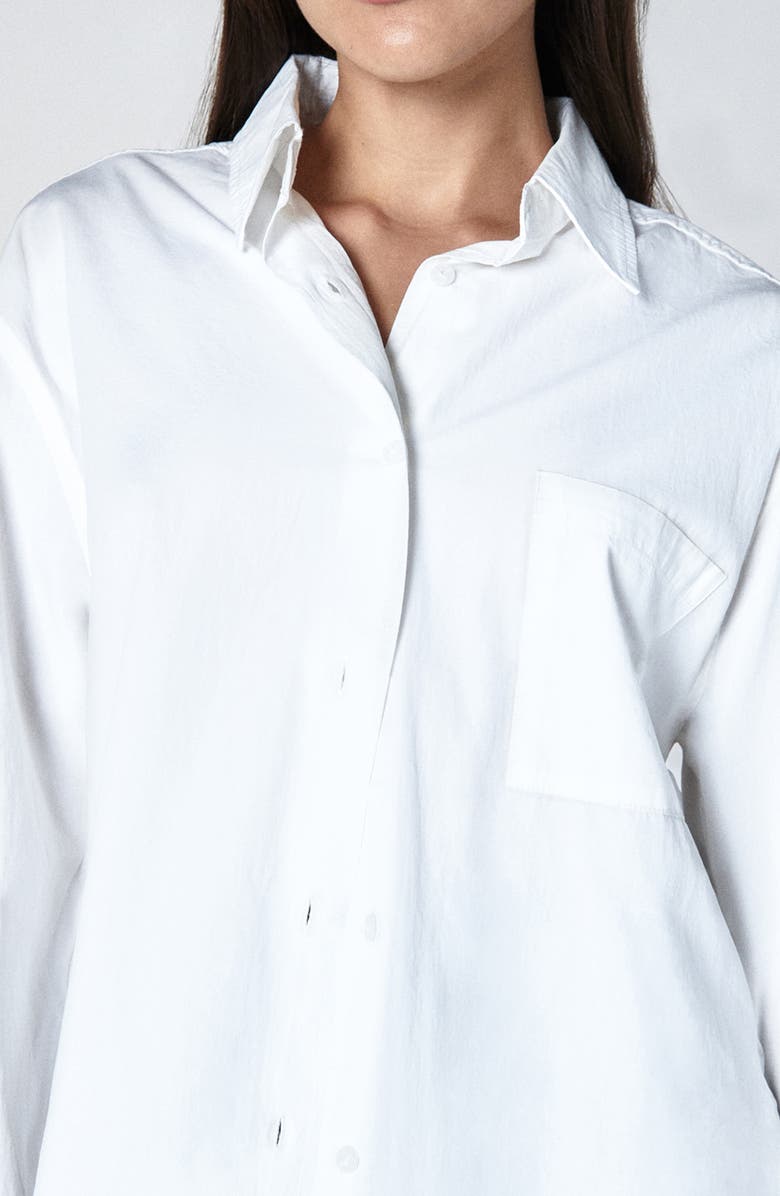 Unpublished Kota Cotton Button-Up Shirt, Alternate, color, Whisper