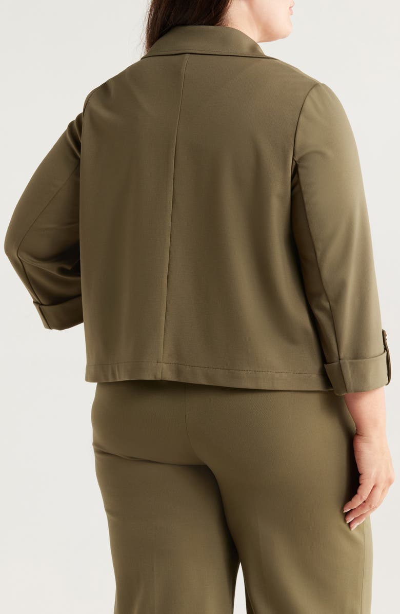 Anne Klein Bedford Stretch Drape Jacket, Alternate, color, 