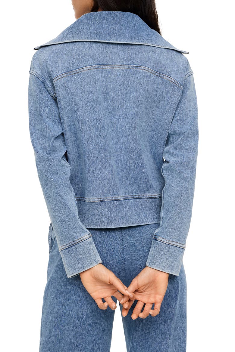 Half Zip Sweatshirt, Alternate, color, INDIGO MIST