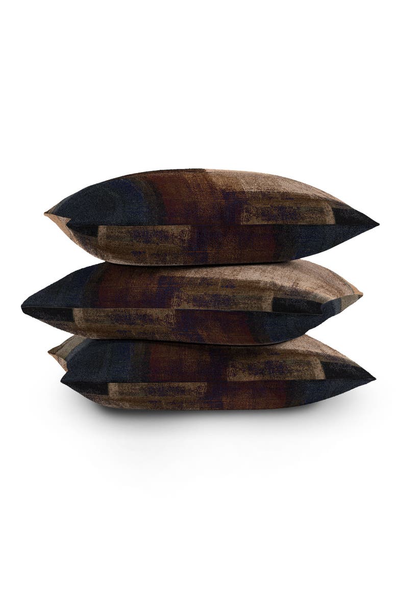 Walnut Throw Pillow, Alternate, color, BROWN