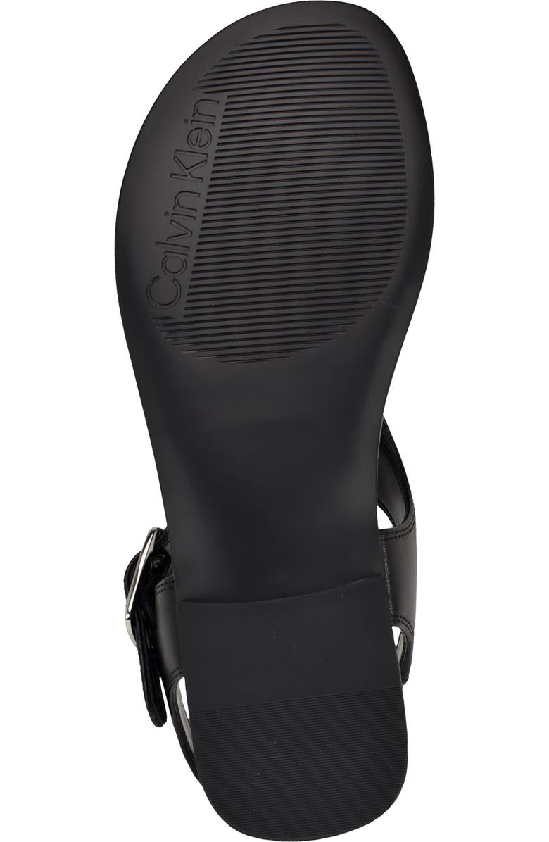 Calvin Klein Moraca Ankle Strap Sandal, Alternate, color, Black