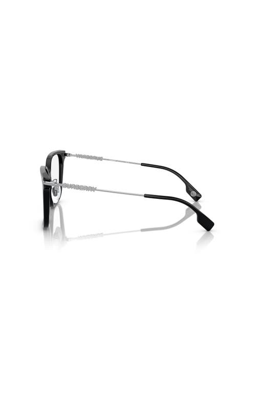 Burberry 54mm Square Optical Glasses In Black