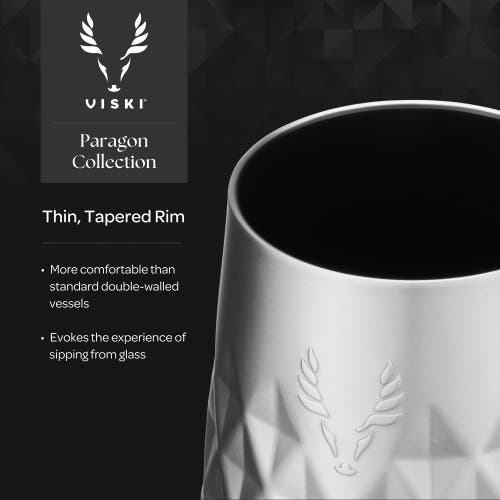 VISKI VISKI PARAGON STAINLESS STEEL WINE TUMBLER