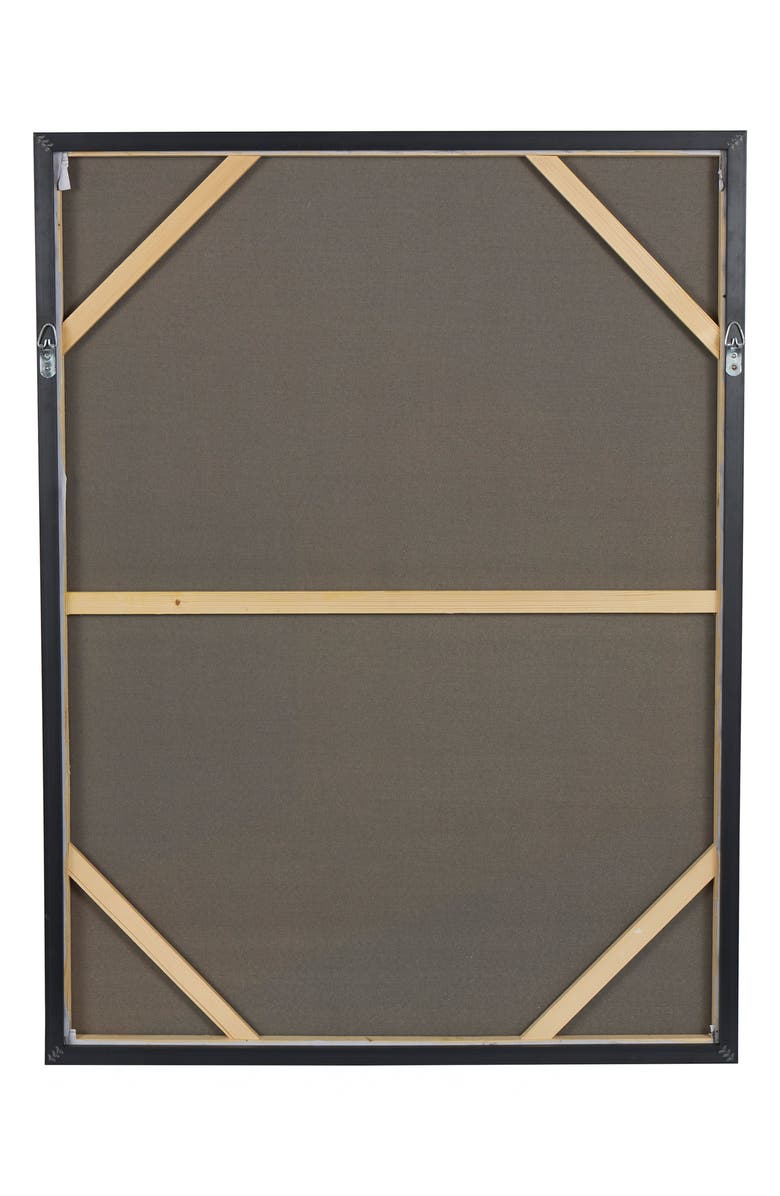 GINGER BIRCH STUDIO Blue Abstract Canvas Framed Wall Art, Alternate, color, Blue