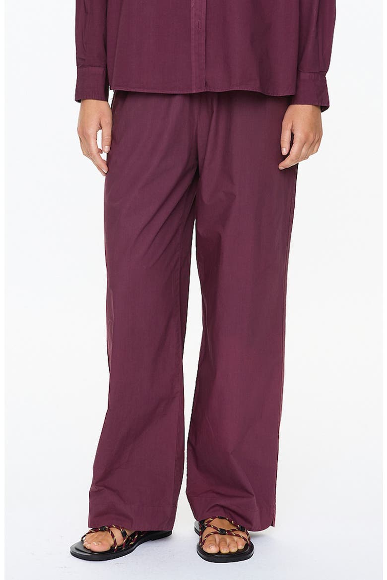 Cala Cotton Drawstring Pants, Main, color, CHERRY