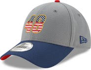 New Era Men's New Era  Gray/Navy Alex Bowman Salute 9FORTY Adjustable Hat