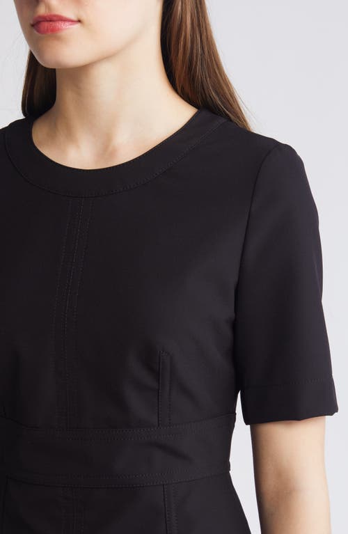Hugo Boss Dirula Sheath Dress In Black