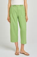 WAYF Stevie Linen Blend Crop Pants