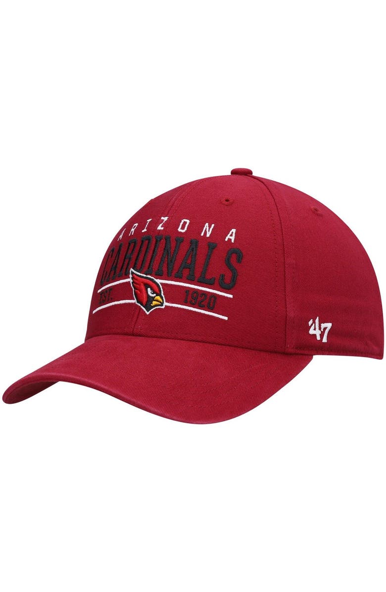 '47 Men's '47 Cardinal Arizona Cardinals Centerline MVP Adjustable Hat, Main, color,