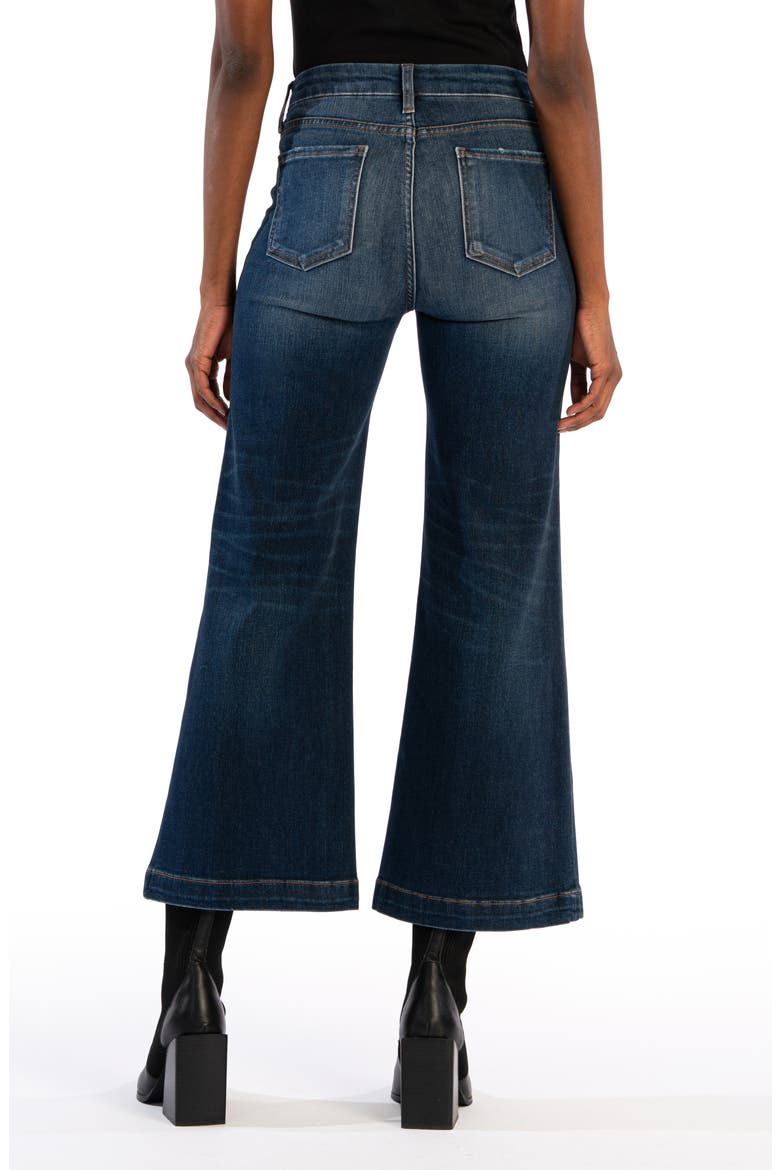 Meg Patch Pocket Wide Leg Jeans, Alternate, color, WAITING