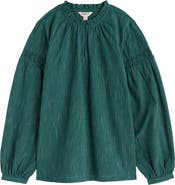 Seasalt Cornwall Gwel Organic Cotton Peasant Top