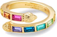 Kurt Geiger London Baguette Crystal Bypass Band Ring