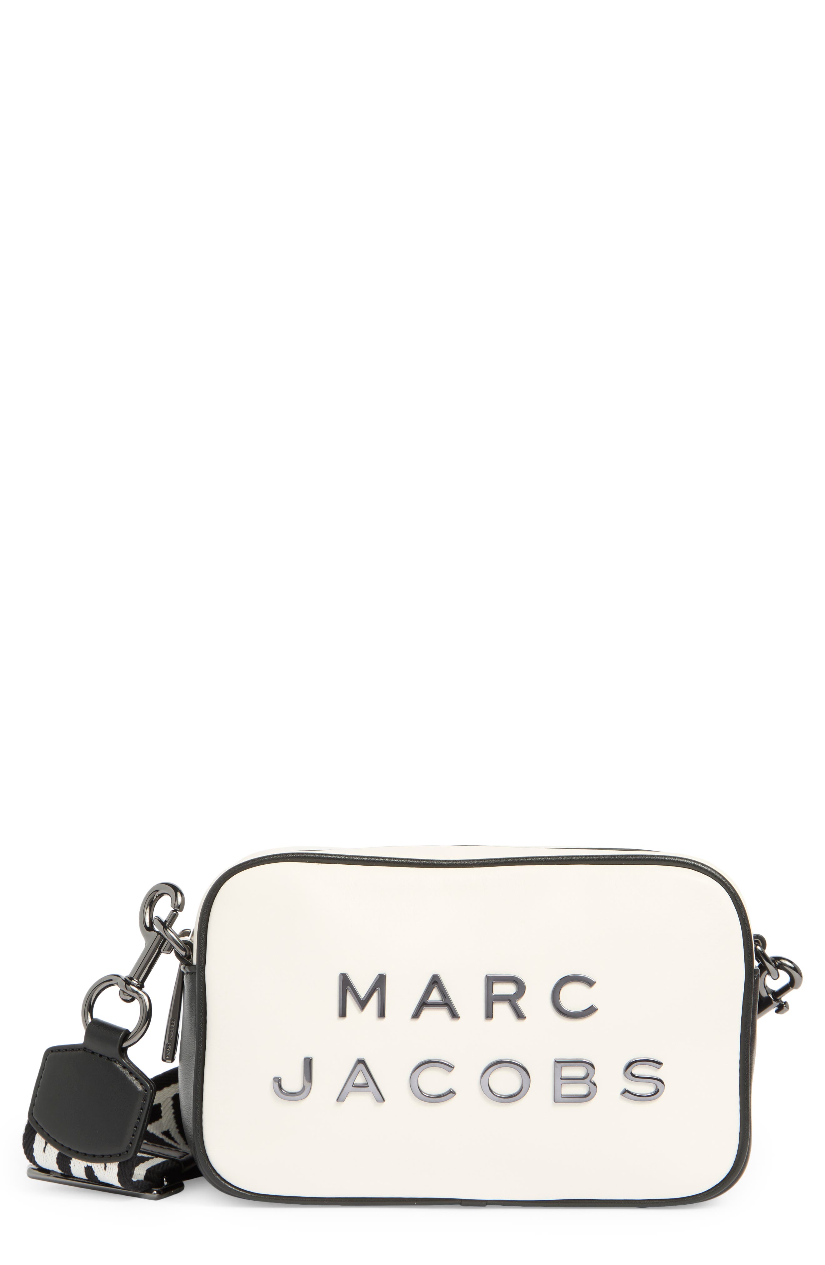 Marc Jacobs Logo Two-Tone Leather Camera Bag