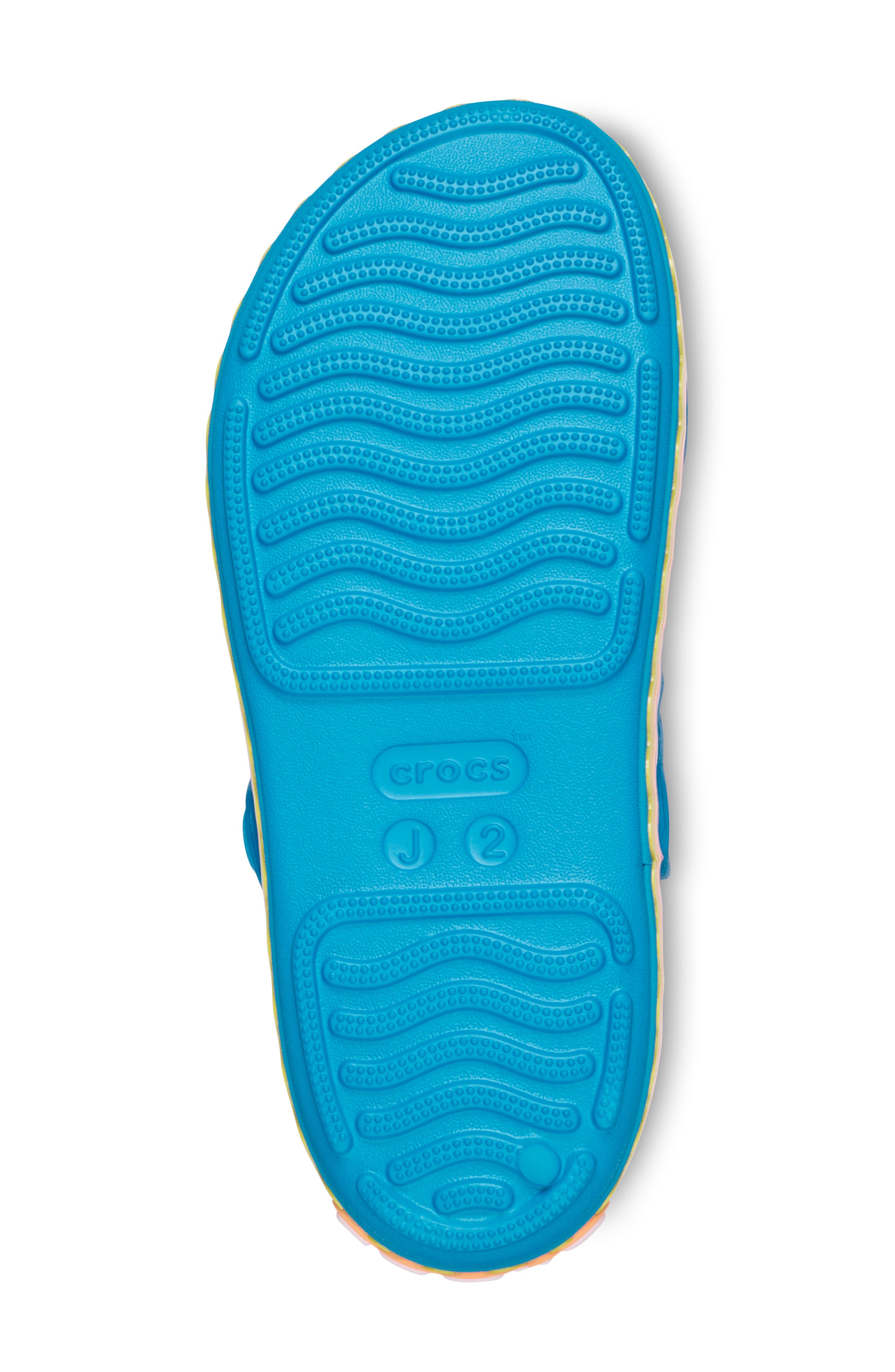 CROCS Kids' Crocband Cruiser Sandal, Alternate, color, Marina