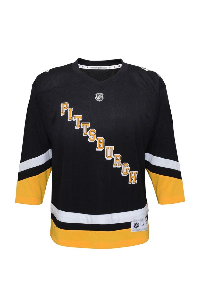 Outerstuff Preschool Black Pittsburgh Penguins 2021/22 Alternate Replica Jersey, Alternate, color, Black