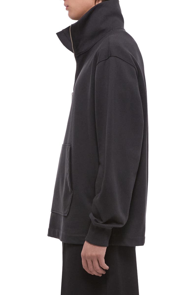 Helmut Lang Quarter Zip Sweatshirt, Alternate, color, 