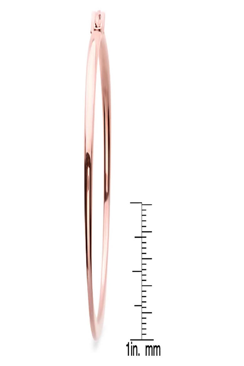 Slim Hoop Earrings, Alternate, color, GOLD
