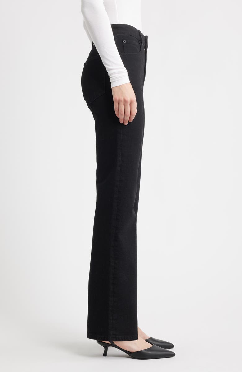 FRAME The Arrow High Waist Relaxed Bootcut Jeans, Alternate, color, Black