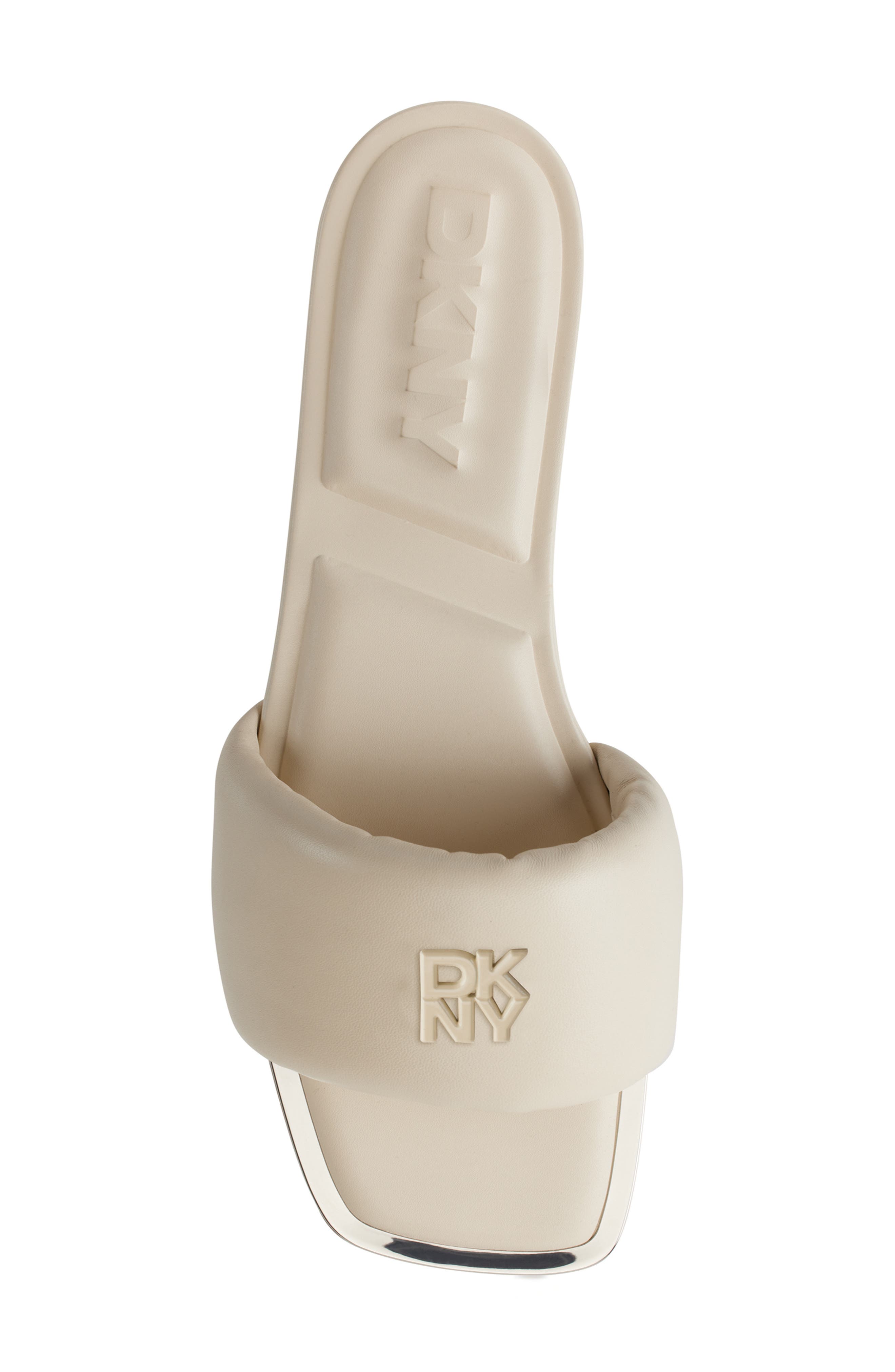 DKNY Slide Sandal, Alternate, color, Bone