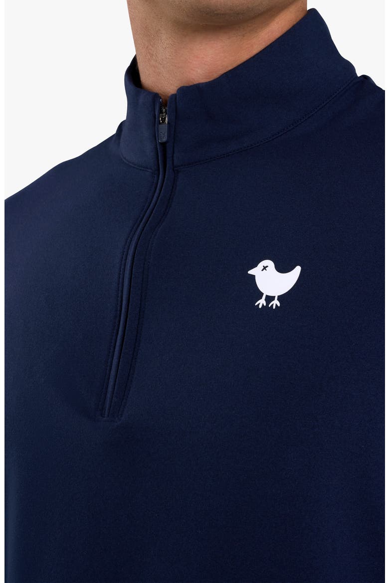 Velocity Performance Quarter Zip Pullover, Alternate, color, DARK NAVY