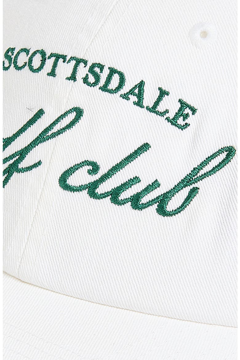 Scottsdale Golf Club Cotton Twill Baseball Cap, Alternate, color, SNOW WHITE