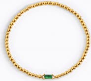 Mint & Lily Gold Beaded Birthstone Bracelet