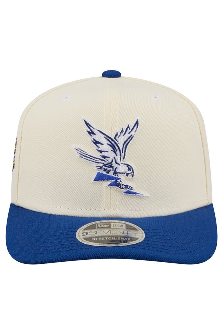 Men's New Era Cream/Royal Air Force Falcons America's 250th 9SEVENTY Adjustable Hat, Alternate, color, Cream