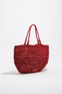 Bimba y Lola Leather Flat Shoulder Bag