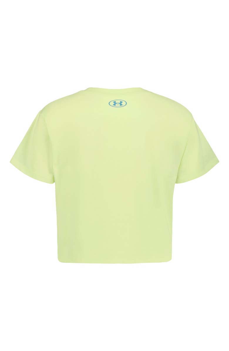 Under Armour Kids' Daisy Campus Graphic T-Shirt, Alternate, color, Fade Green