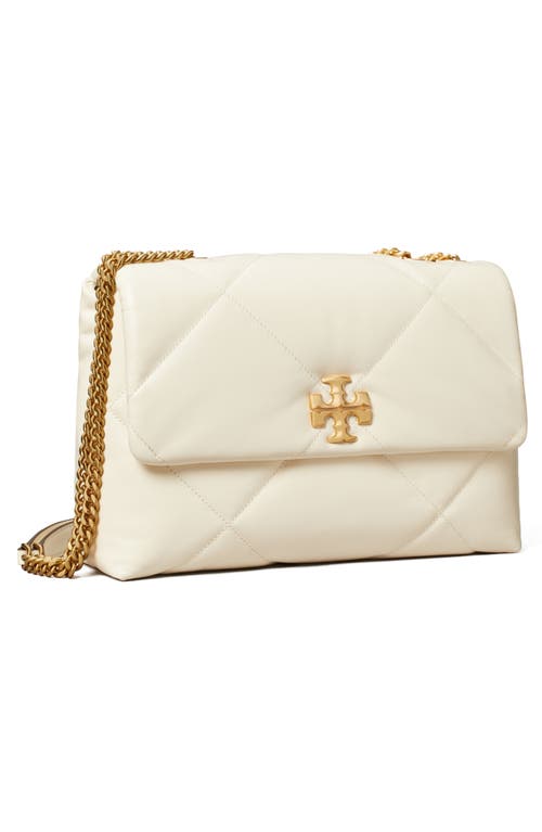 Tory Burch Small Kira Diamond Quilted Convertible Leather Shoulder Bag
