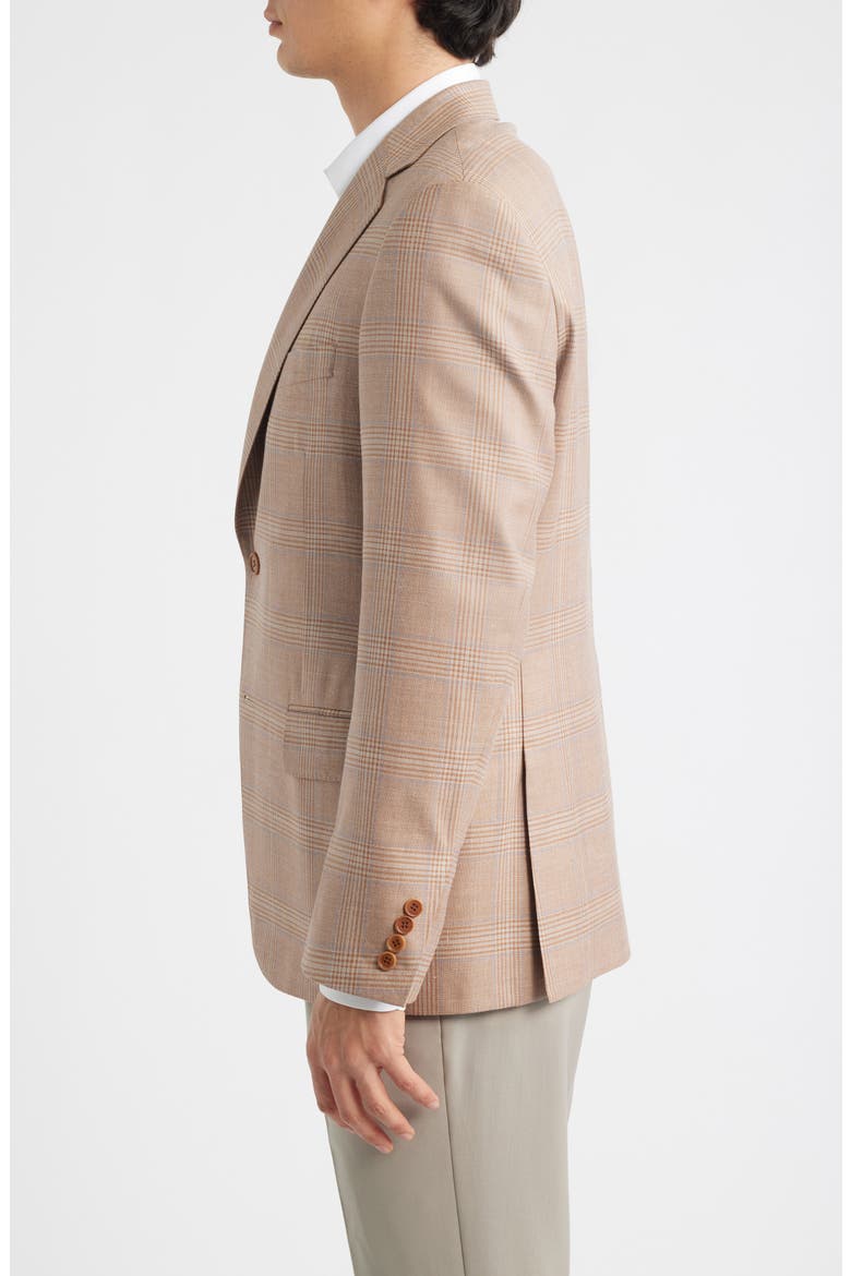 Vicuna Plaid Wool & Silk Blend Sport Coat, Alternate, color, VICUNA